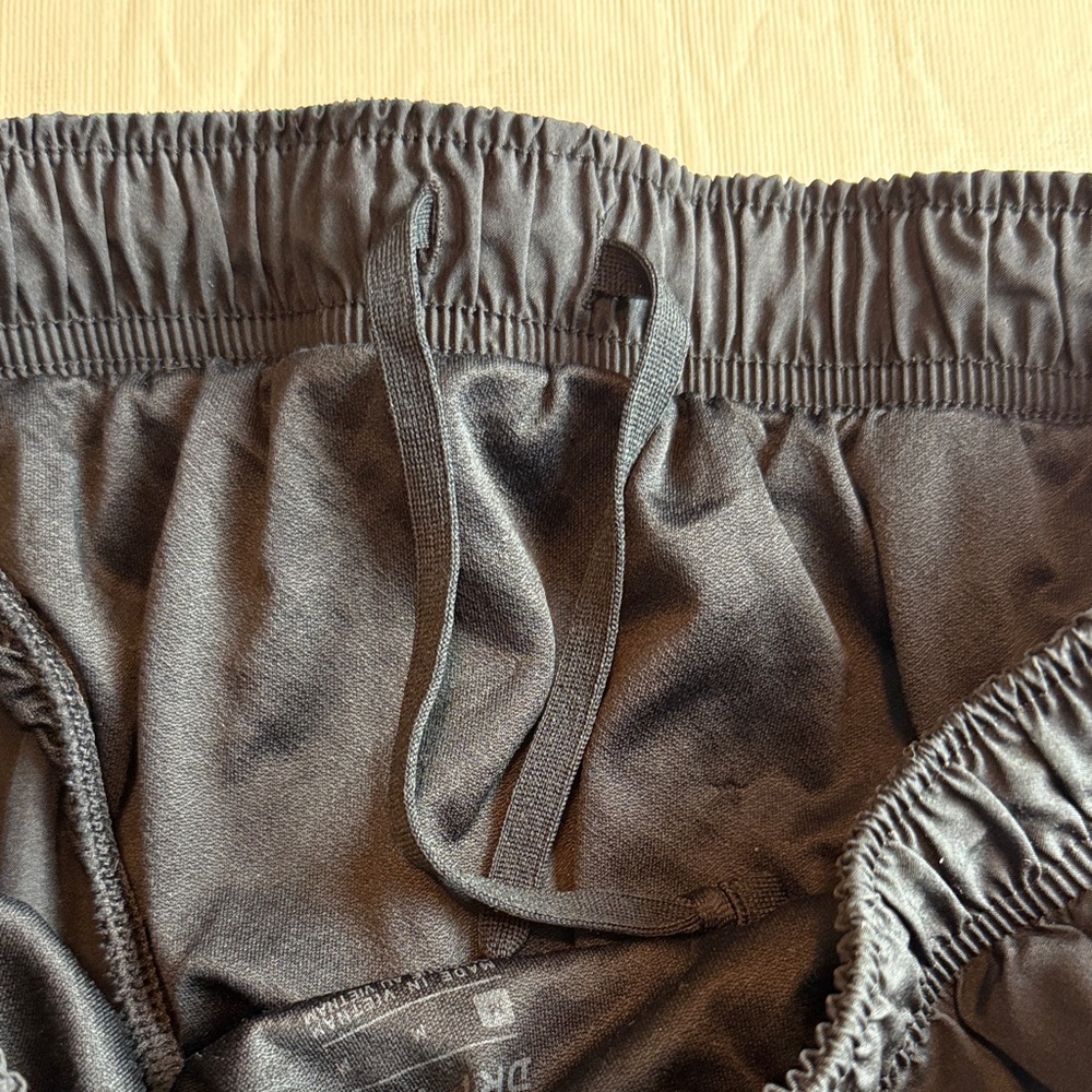 Nike Women's Black White Elastic Waist Drawstring Running Shorts Size M - Picture 6 of 10